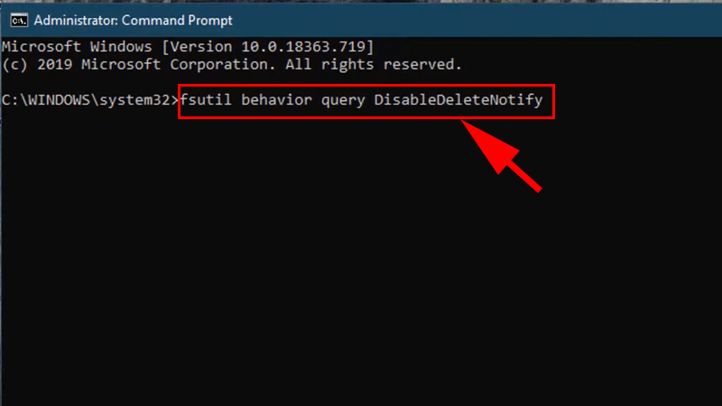 Nhập d&ograve;ng lệnh để xem kết quả